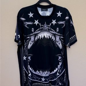 Givenchy Shark & Mermaid Print Oversized XS T-shirt
